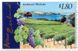 New Zealand Wine Stamp